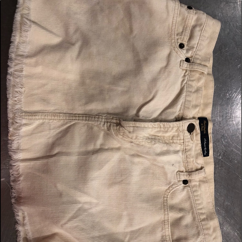 Corduroy Mini Skirt